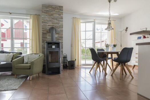 Der neu gestaltete Wohnbereich