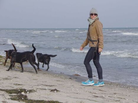 Herbstspaziergang Ostseestrand Pottloch mit dem Rudel