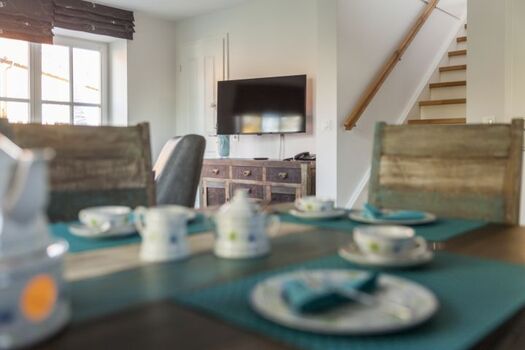 Treppe zum Obergeschoss