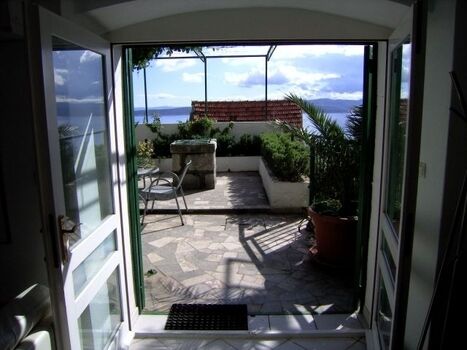 Blick aus der Küche