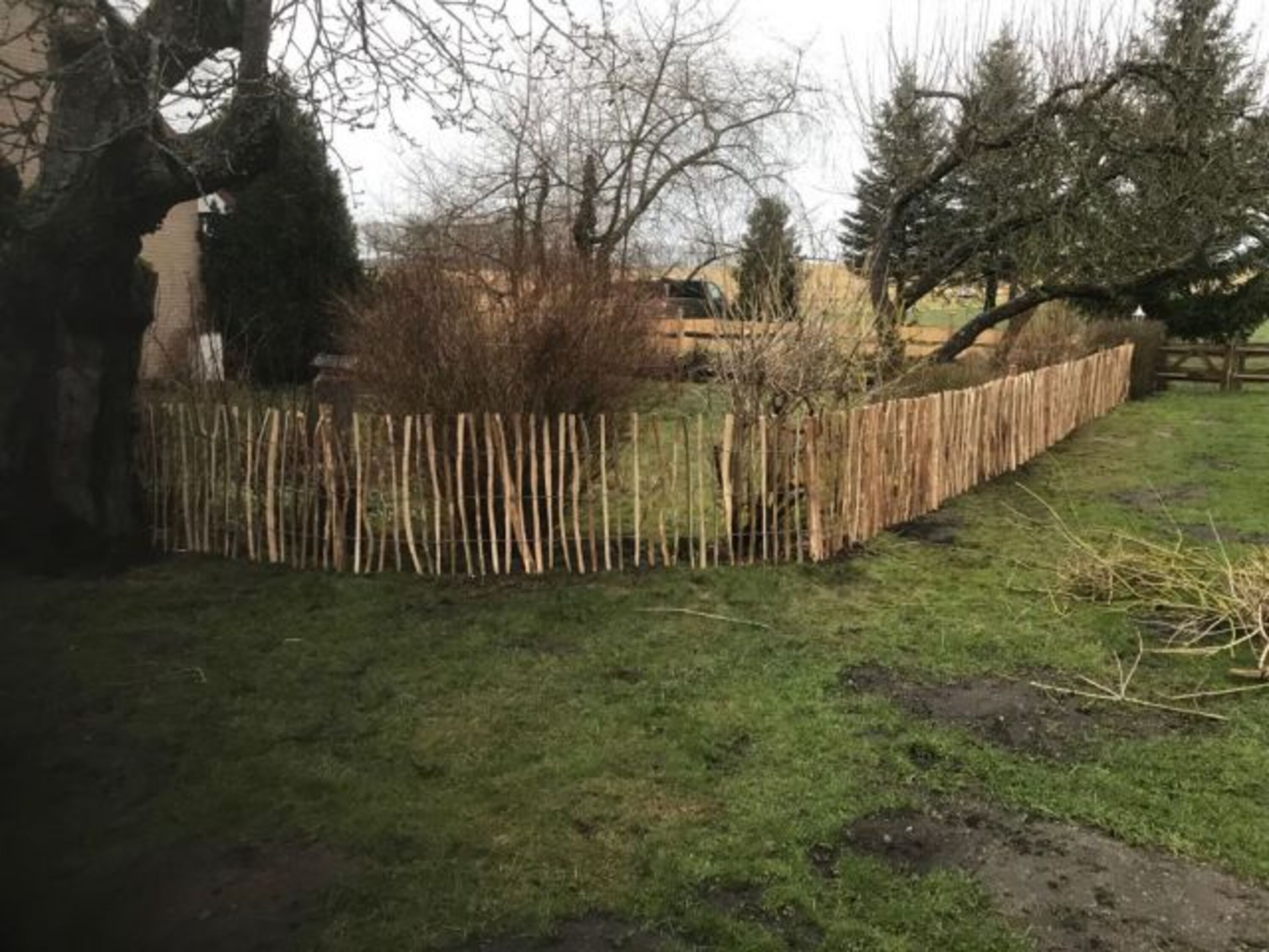 eingezäunter Gartenbereich