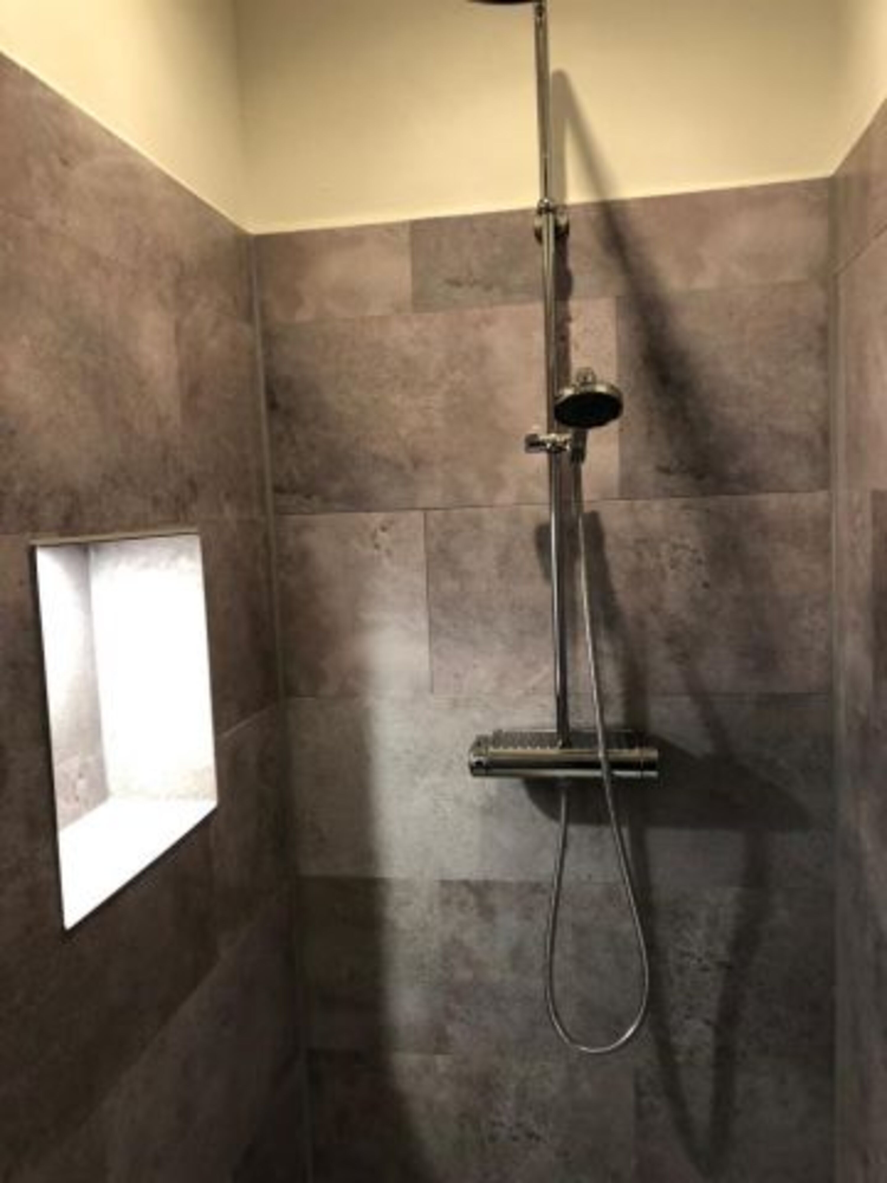 Regendusche unten