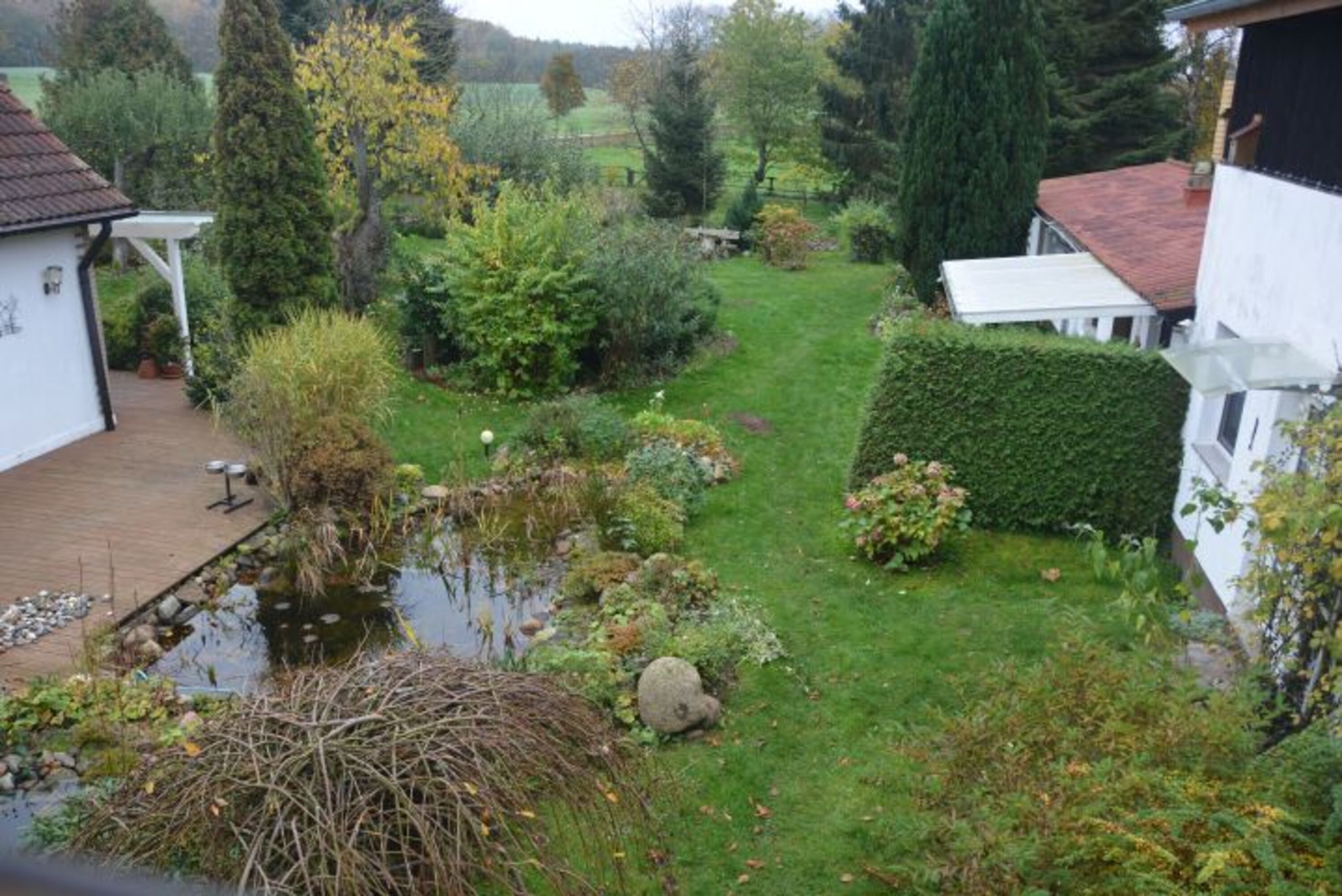 Blick aus der Wohnung in Innenhof