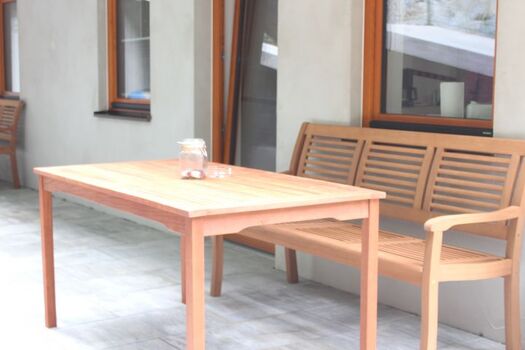 eigene Terrasse mit viel Platz