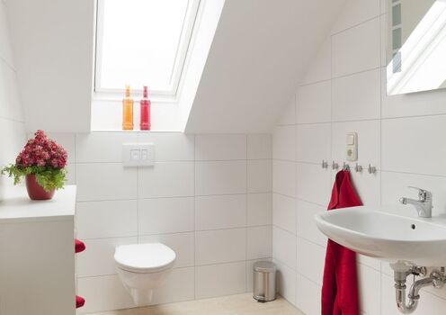 Badezimmer im Obergeschoss