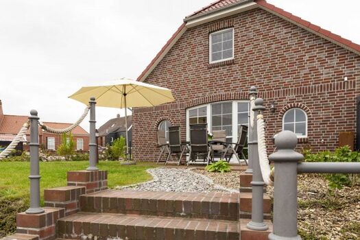 Treppe zum Bootssteg