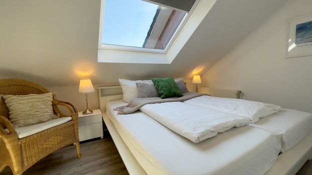 Gemütliches Doppelbett