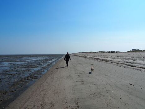 ausgedehnter Sandstrand