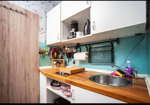 Willkommen Küche im Eingangsbereich