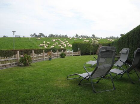 Komplett umzäunter Garten, damit niemand verloren geht