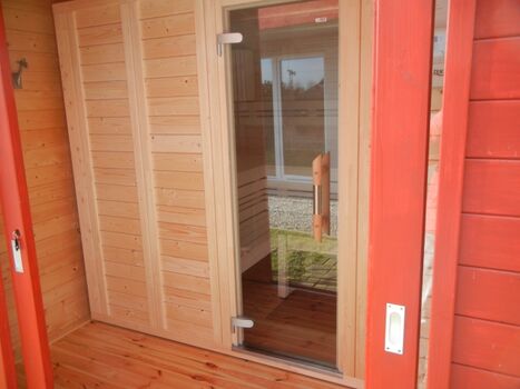 Unsere Sauna im Garten...