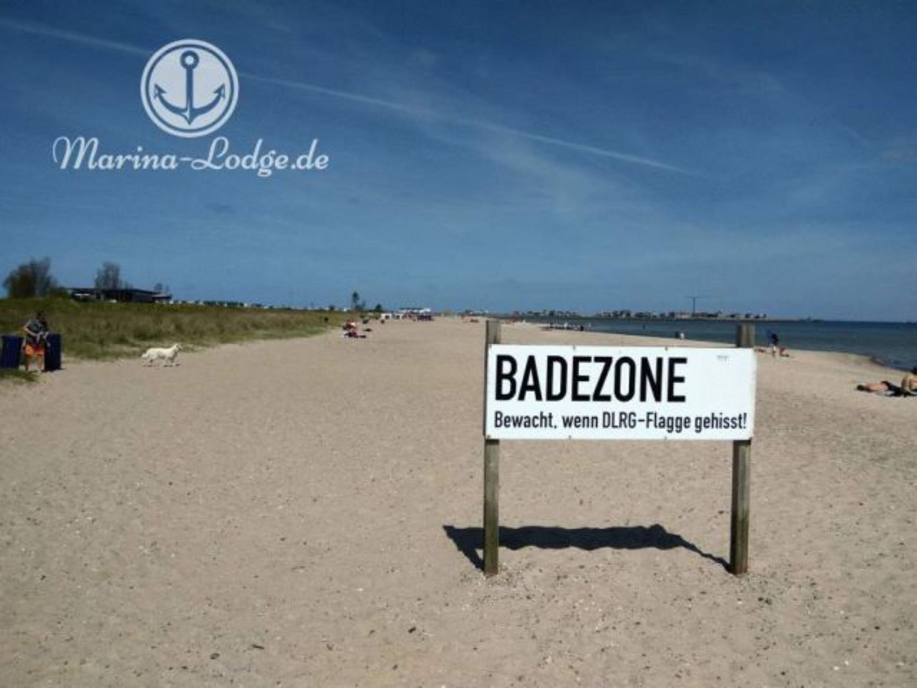 Der schöne Badestrand von Olpenitz / Weidefelder Strand