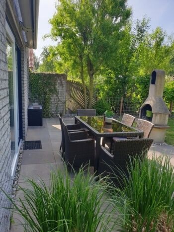 Blick auf die Terrasse