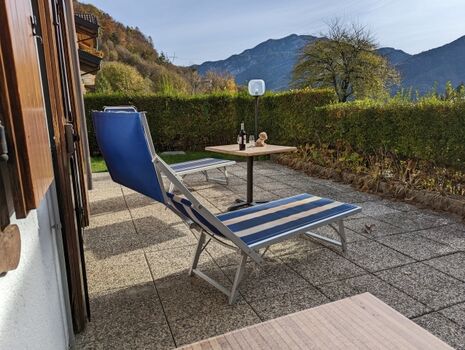 eigene abgeschlossene Terrasse