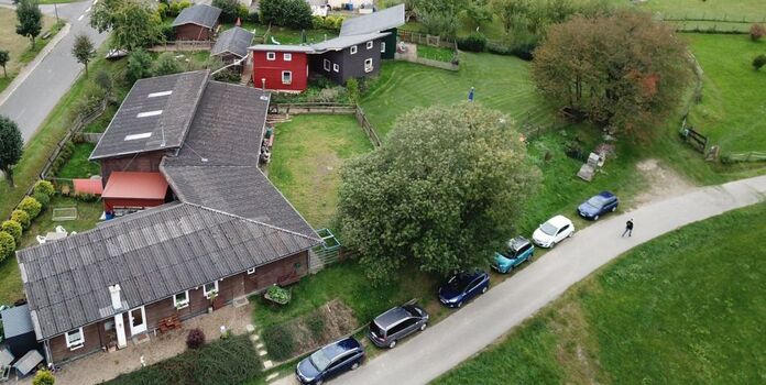 Die Seven Valley Ranch aus der Luft