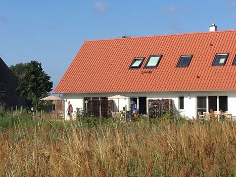 Ansicht vom Feld aus