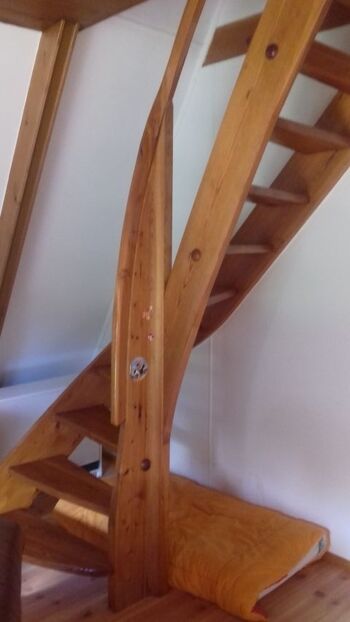 Treppe in den ersten Stock