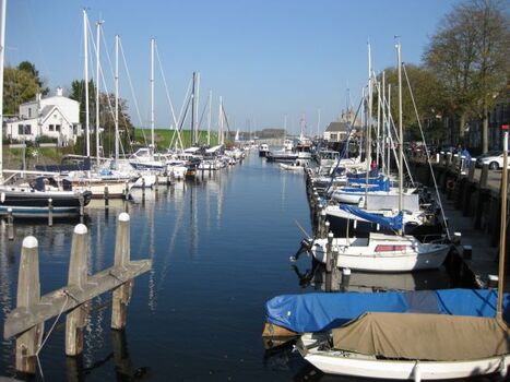 Der Hafen von Veere ein altes Hafenstädtchen