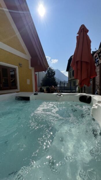 Ausblick vom Whirlpool aus. 