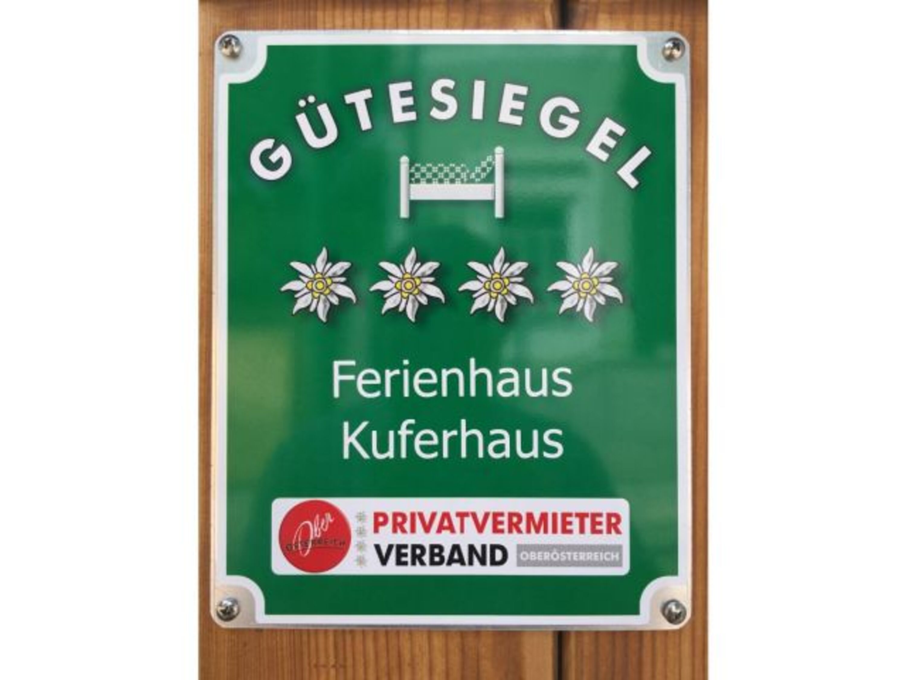 Höchste Kategorie 4 Edelweiß für Privatvermieter.