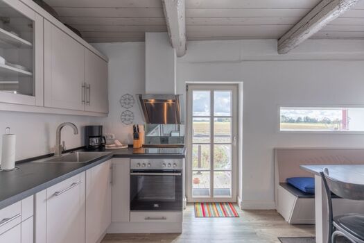 Reethus Koldenbüttel - Von der Küche gibt es einen direkten Zugang zur Terrasse