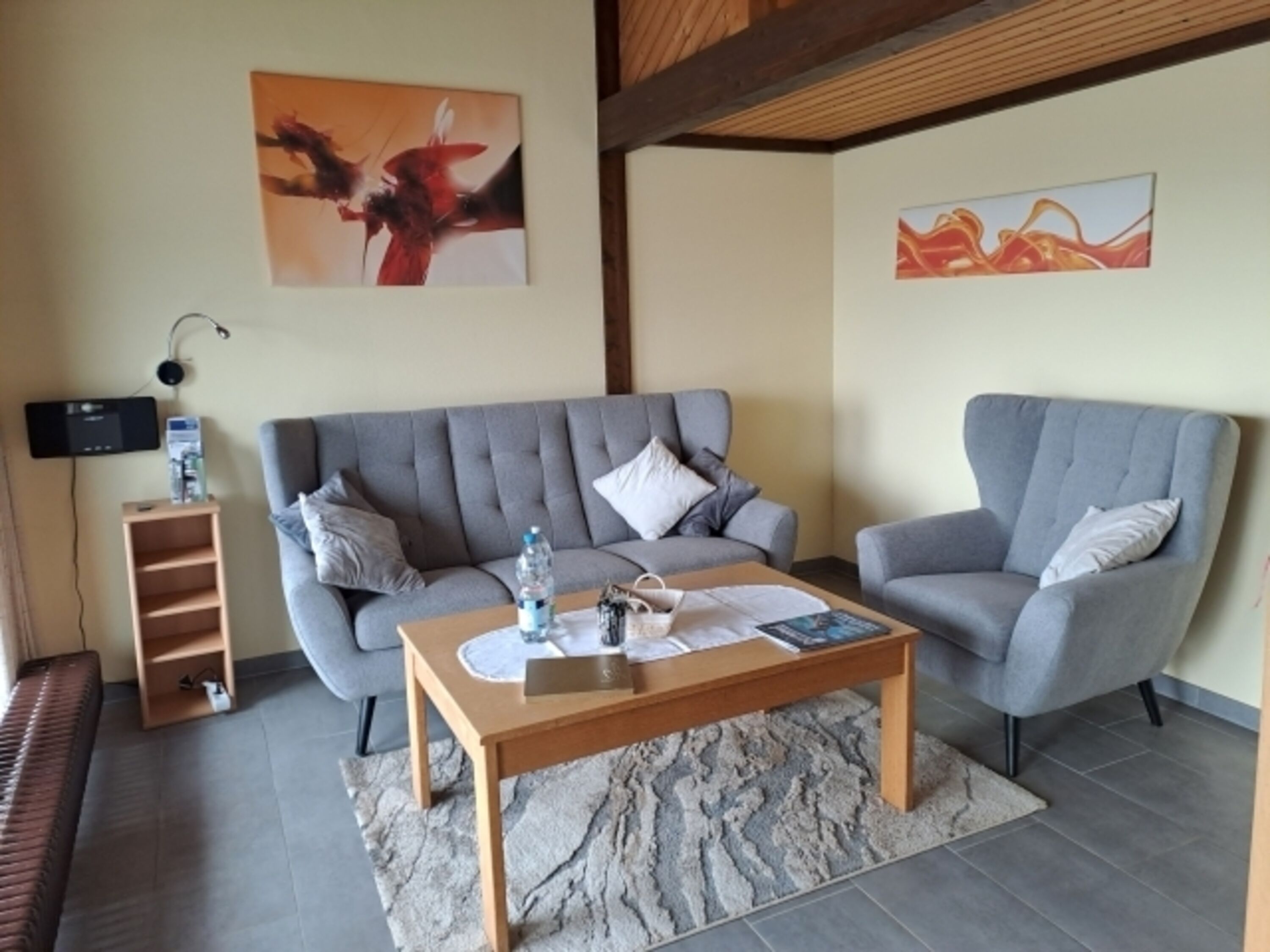 Das neu gestaltete Wohnzimmer