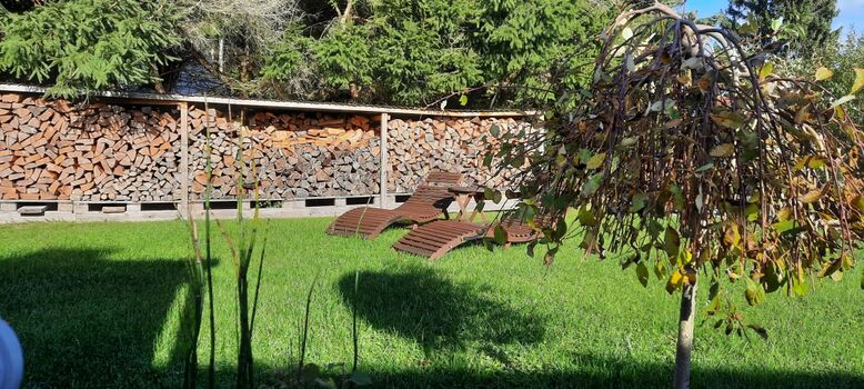 Garten vollständig eingezäunt 