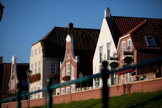 Die historischen Giebelhäuser von Greetsiel