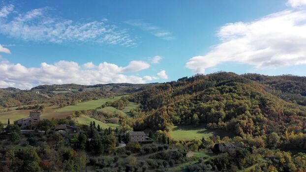 Blick über die umbrische Hügelwelt