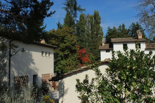 Das alte restaurierte Gutshaus