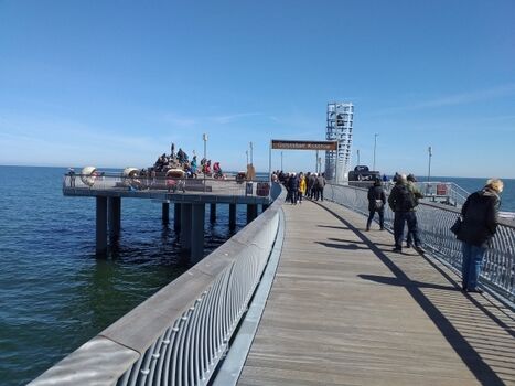 neue Seebrücke in Koserow