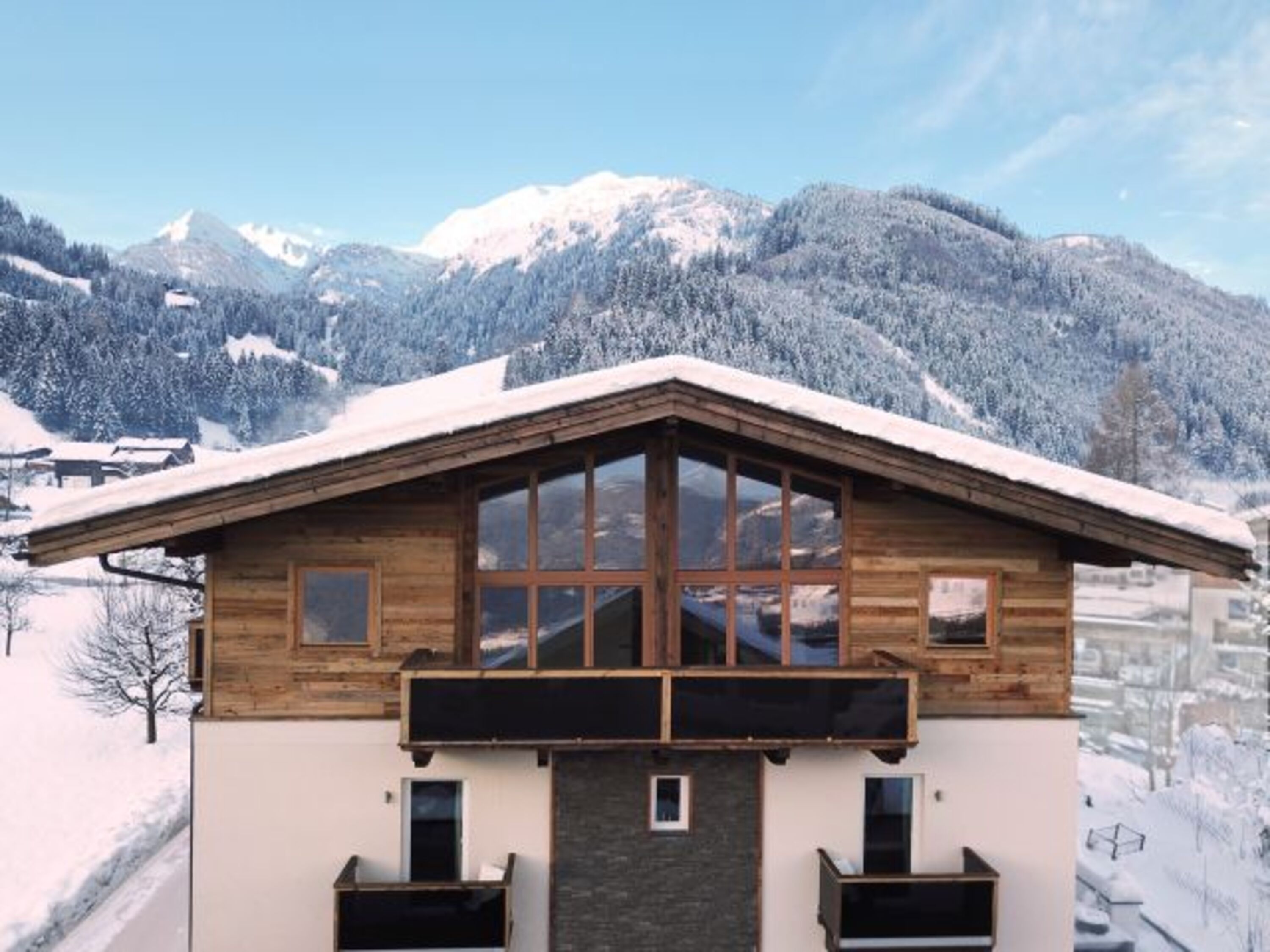 Hausfront Alpin Penthouse Hollersbach