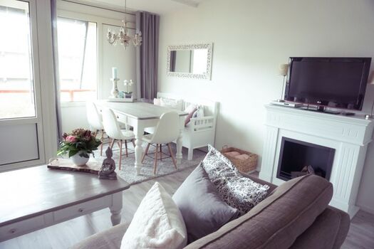 Gemütliche Essecke mit ausreichend Platz