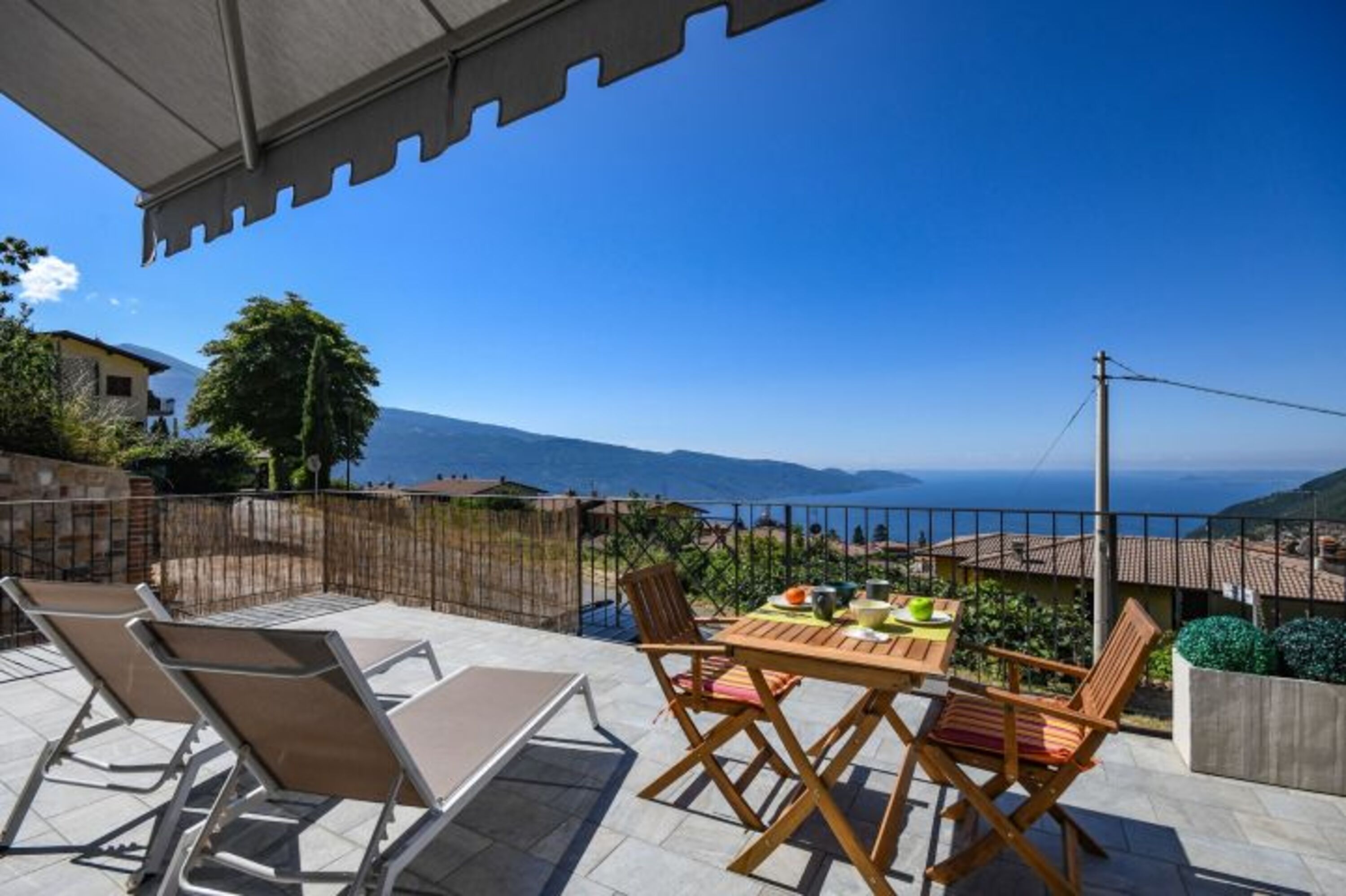 Ausgestattete Balkon