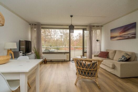 Das geschmackvoll eingerichtete Wohnzimmer