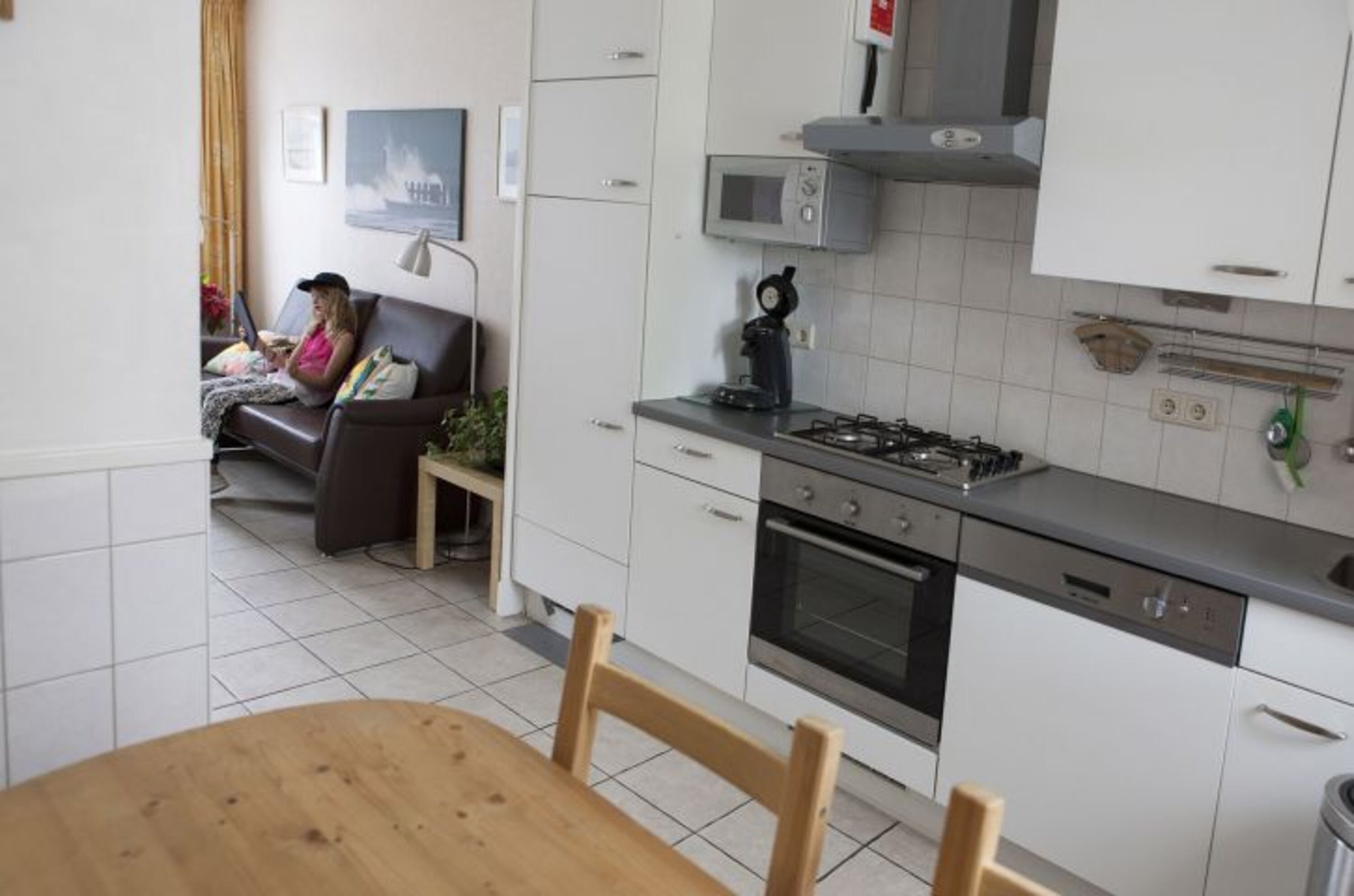 Wohnküche mit Zimmer 