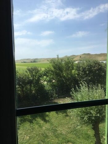 Blick aus dem Schlafzimmerfenster