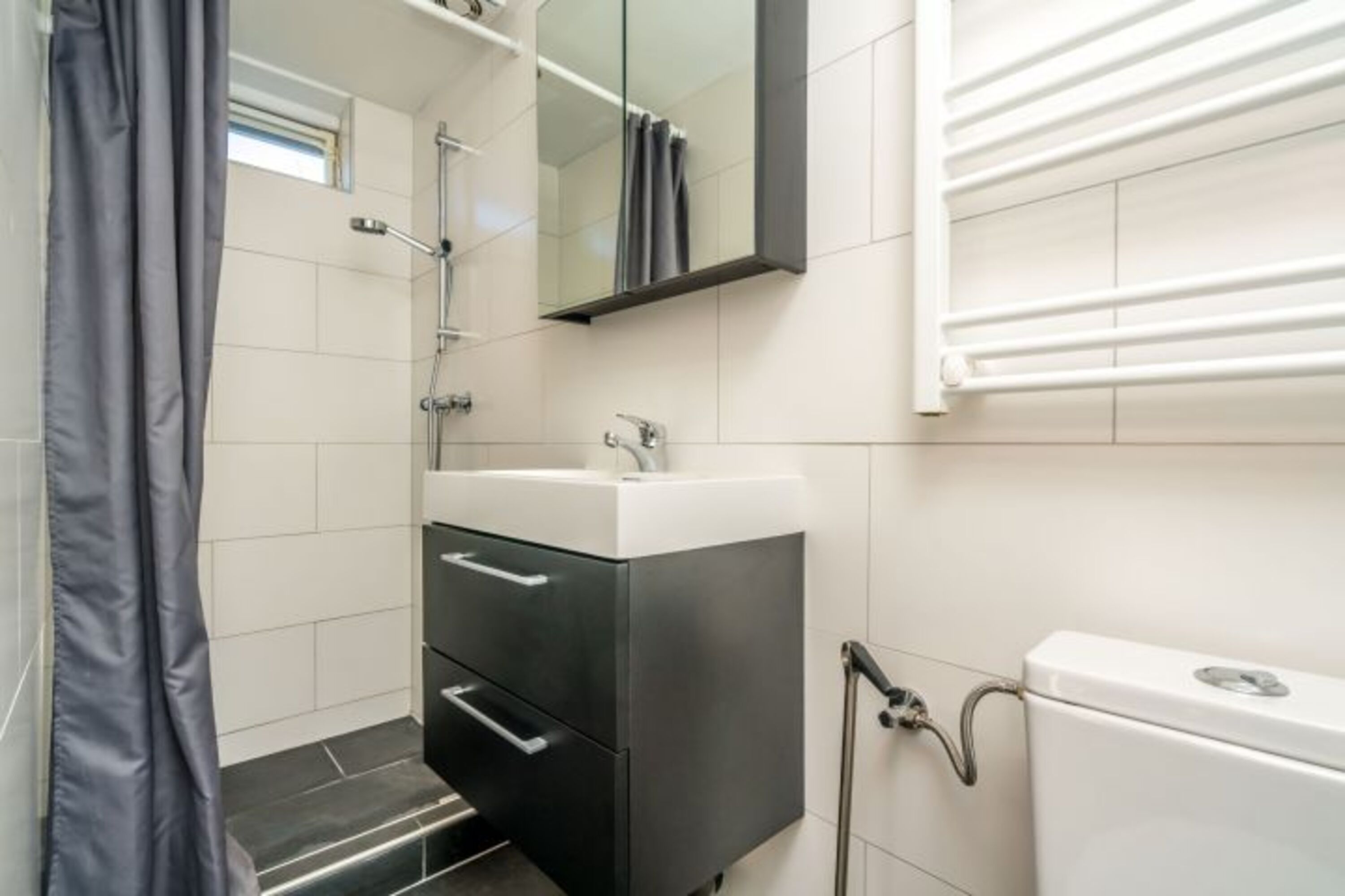 Das Badezimmer im Erdgeschoss