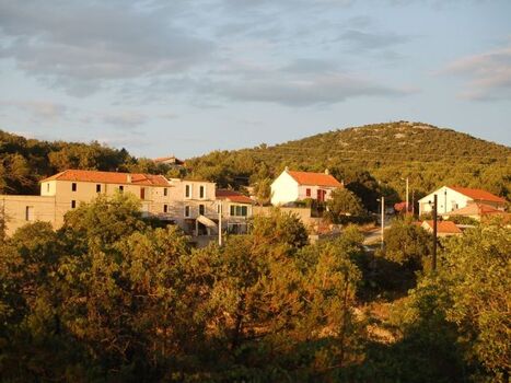 Blick auf das Haus bei der Ankunft