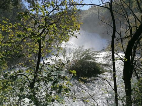 Wasserfälle bei Hochwasser