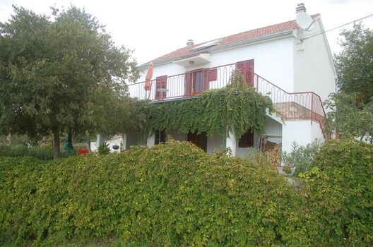 Blick auf das Haus bei Ankunft