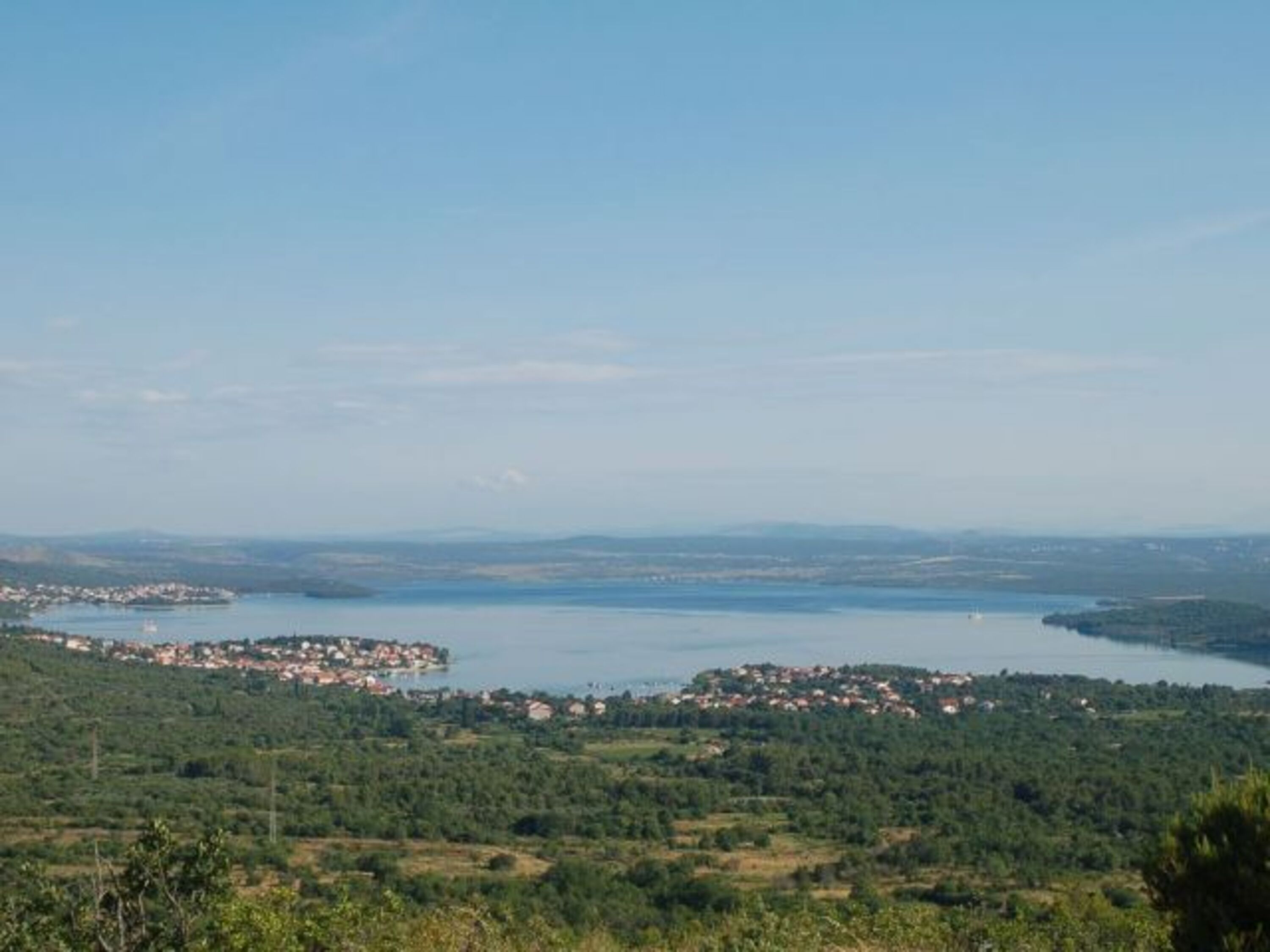 Blick auf den See beim Ferienhaus