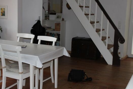 Essbereich im Wohnzimmer 