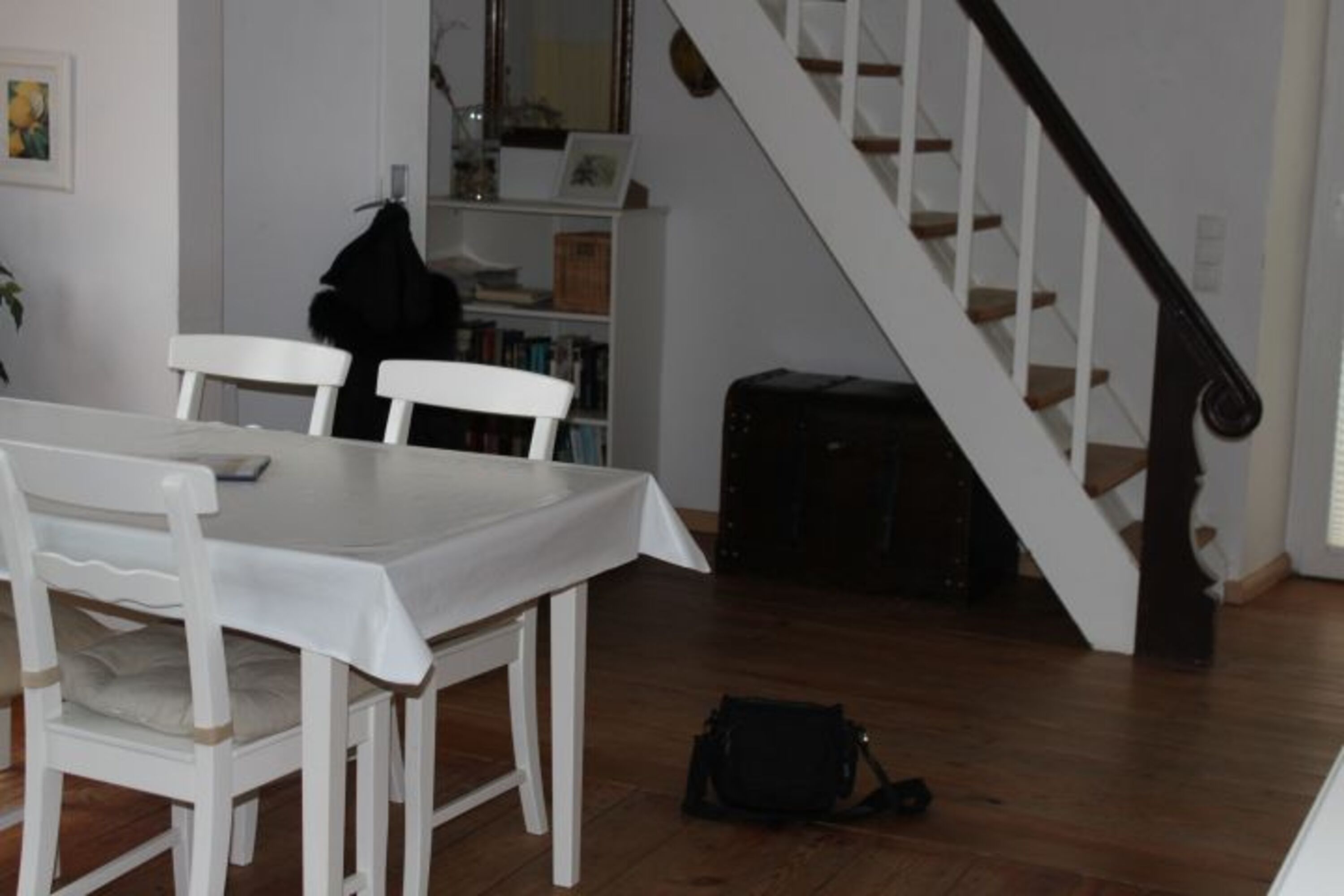 Essbereich im Wohnzimmer 