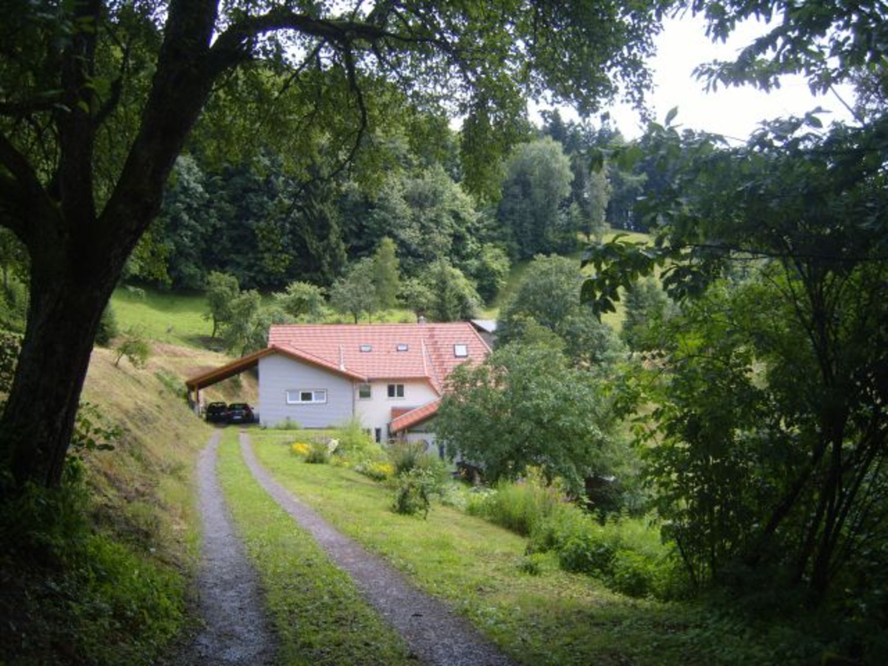 Rückansicht des Langenberghofes
