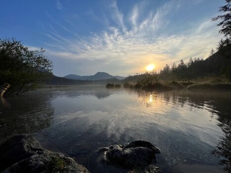 Der Hintersee am Morgen
