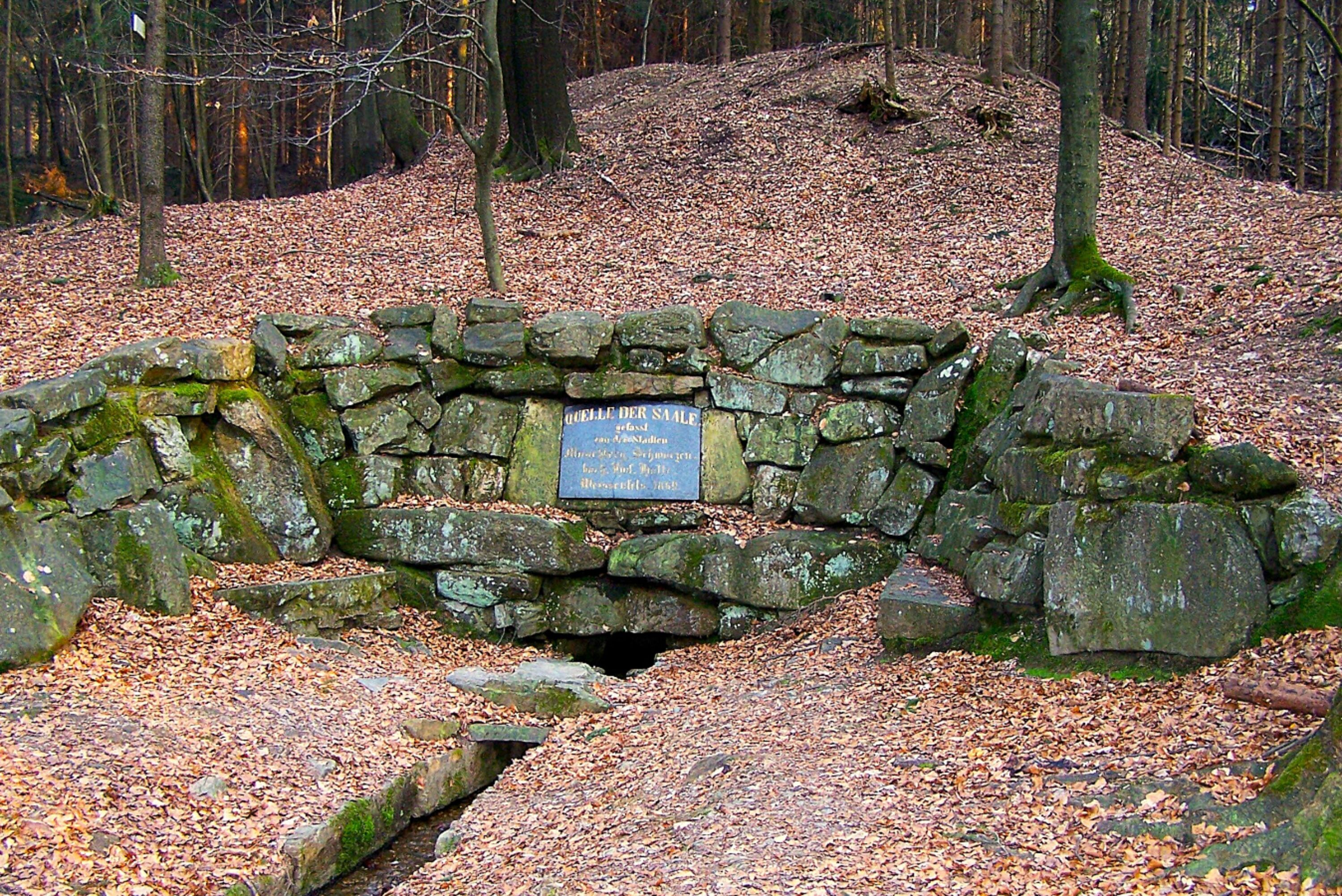 QuellFassung der sächsischen Saale, 1,5 km