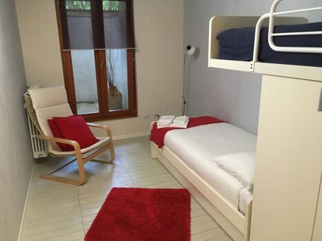 Schlafzimmer mit Etagenbetten