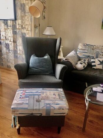 Für bequeme Fernsehabende einfach mal die Füße hochlegen