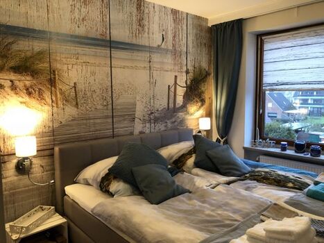 Träumen Sie schön in einem maritimen Schlafzimmer